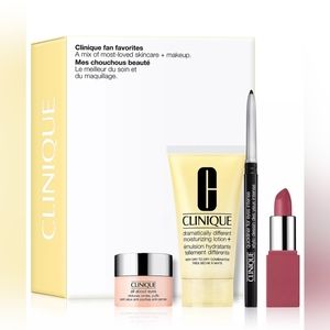 Clinique Fan Favorites A mix of most-loved skincare + makeup.